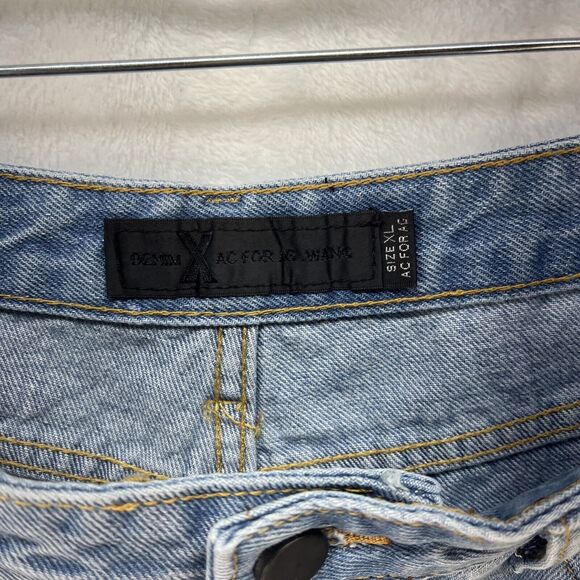 Denim X AC For AG Wang Shorts Women’s Sz XL Cutoff Blue NWT - Picture 7 of 8